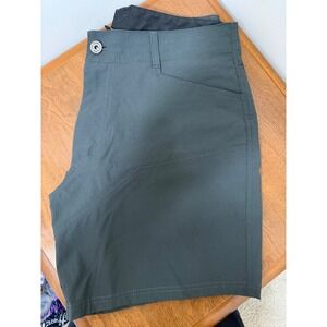 Kuhl Renegade Shorts Mens 34 Dark Green Gray Hiking Outdoor Cargo Pockets